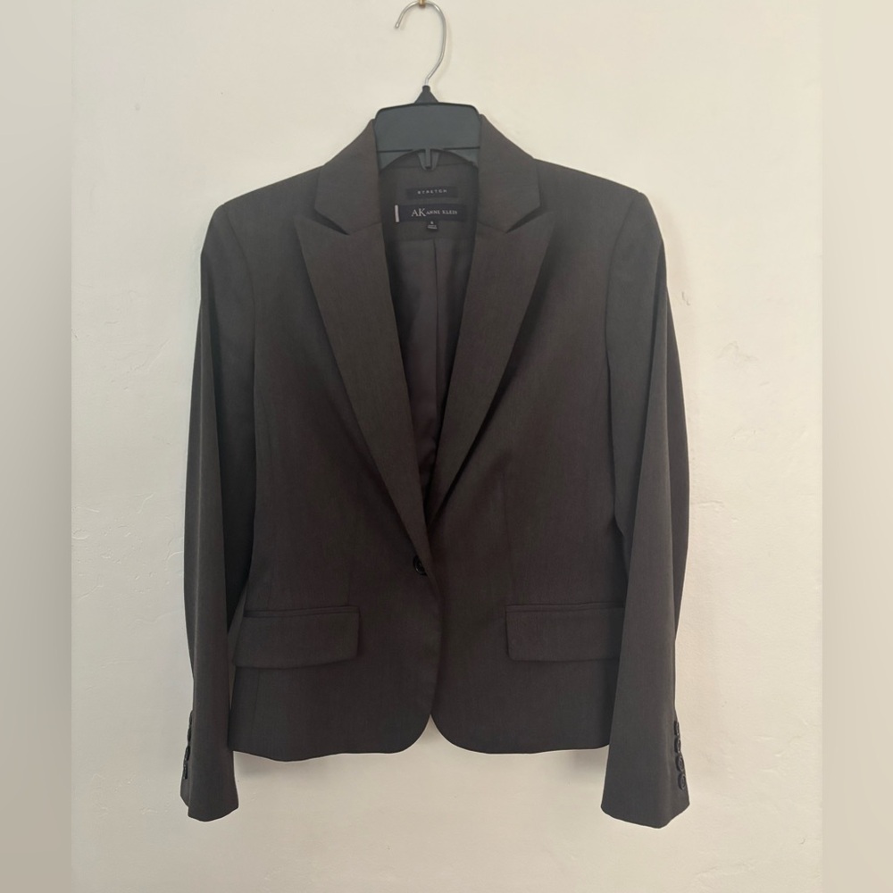Anne Klein Dark Grey Suit Jacket
